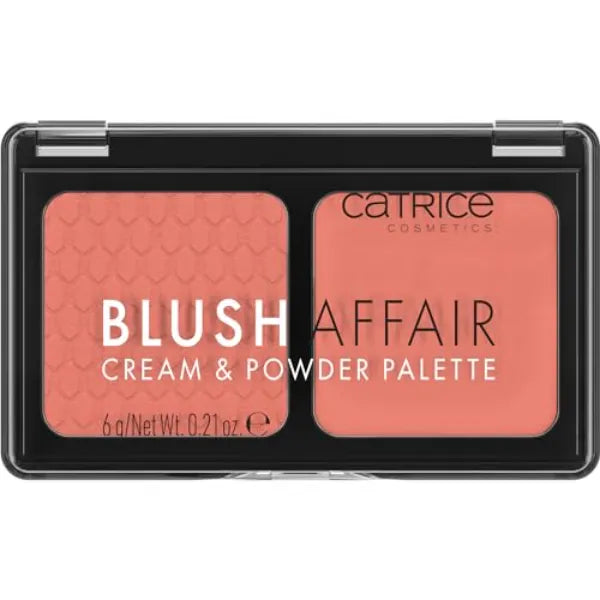 Catrice Blush Affair Cream & Powder Palette - Highly Pigmented Radiant Cream & Soft Matte Powder - Vegan & Cruelty Free