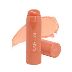Palladio I'm Blushing 2-in-1 Cheek and Lip Tint, Buildable Lightweight Cream Blush, Sheer Multi Stick Hydrating formula, All day wear, Easy Application, Shimmery, Blends Perfectly onto Skin