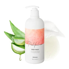 BANANAL Korean Body Wash with Hyaluronic Acid & Aloe Hydrating Moisturizing Cleanser for All Skin Infused with Natural Extracts Paraben & Silicone Free