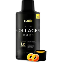TERRA ELMNT Premium Liquid Collagen for Women Weight Loss & Beauty w. Hyaluronic Acid, Biotin, L-Carnitine, ACV - Ultra Pure Multi Collagen Protein Shots Drink Hair Skin Liquid Vitamins, Colageno