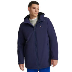 Men's Performance Hooded, Faux Sherpa-Lined Peacoat Jacket