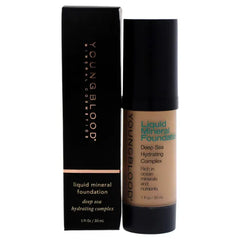 Youngblood Clean Luxury Cosmetics Liquid Mineral Foundation| Dewy Mineral Lightweight Full Coverage Makeup for Dry Skin Poreless Flawless Tinted Glow | Vegan, Cruelty Free, Gluten-Free - 1 Fl Oz (Pack of 1)