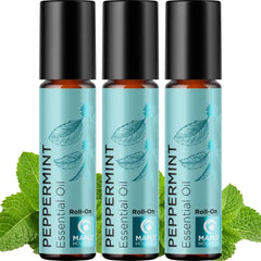 Maple Holistics Essential Oil Roll On - Calming Aromatherapy Oil Roller for Sleep Headaches and Relaxation - Natural Pre-Diluted Sleep Oil for Nighttime Relaxation