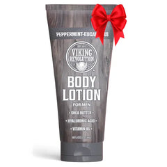 Viking Revolution Body Lotion for Men – Mens Lotion for Dry Skin with Shea Butter, Hyaluronic Acid and Vitamin B5, Nourishing Mens Body Lotion for Hydrated and Smooth Skin - 8oz (Pack of 1)