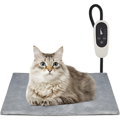 BN-LINK Pet Heating Pad - 16"x18" Electric Warming Mat with Timer & 6 Temperature Modes
