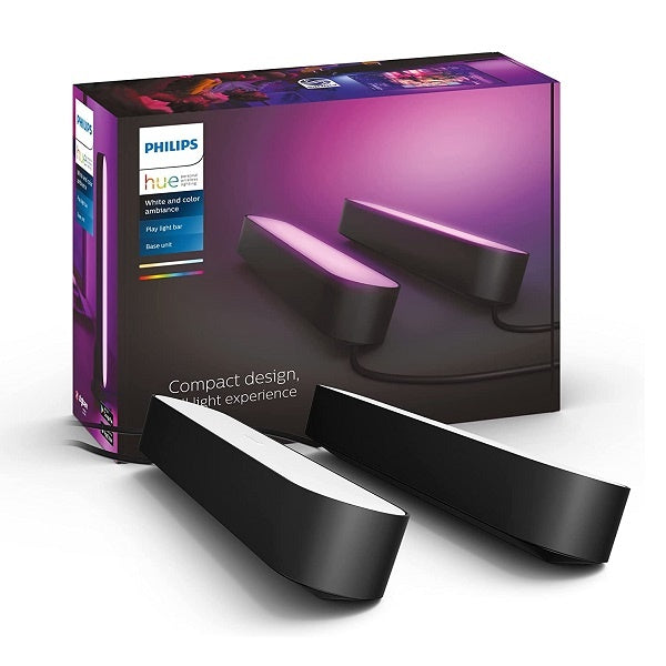 Philips Hue Play Light Bar (2 Pack) (7820230U7) - Black