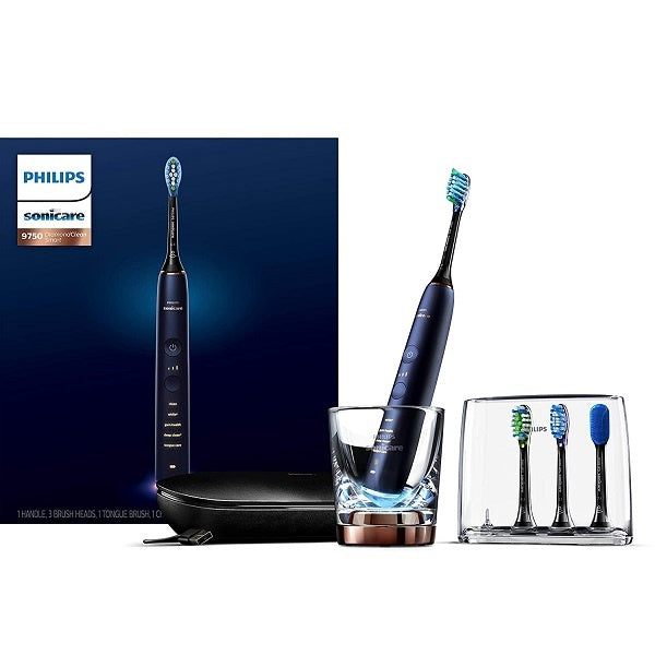 Philips Sonicare 9750 Diamondclean Electric Toothbrush (HX9954/56) - Blue