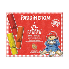 Dr. PawPaw Paddington Sweet Treats Collection Natural Lip Balm with Aloe Vera Gluten Free Lip Moisturizer to Nourish, Soften and Hydrate