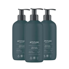 ATTITUDE Liquid Hand Soap, EWG Verified, Plant and Mineral-Based, Vegan Personal Care Products - 16 Fl Oz