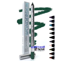 Wonderskin 1440 Longwear Waterproof Eyeliner Pencil - Sharpenable Eyeliner Pencil and Smudge Proof Eye Liner Pencils