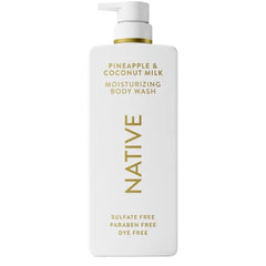 Native Moisturizing Body Wash | Contains Naturally Derived Ingredients | For Women & Men, Sulfate, Paraben, & Dye Free Leaving Skin Soft and Hydrated - 22 oz