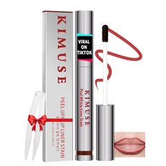 KIMUSE Peel-Off Lip Stain Mask – 12H Long-Lasting, Smudge-Proof Matte Lip Tint, Transfer-Resistant & Vegan Formula