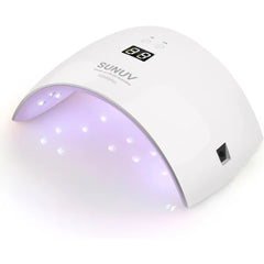 SUNUV SUN9C UV LED Nail Lamp for Gel Polish - Professional Nail Dryer with Sensor, 2 Timers & Digital Display - Fast Curing Manicure Tool