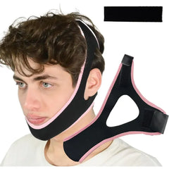ADRUITE Anti Snoring Chin Strap – Breathable Adjustable Jaw Support Sleep Strap for Men & Women