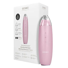 GESKE SmartAppGuided MicroDermabrasion Blackhead Remover 7 in 1 Blackhead Remover Electric Pore Cleaner Innovative Vacuum Cup Beauty Tool Skin Cleansing Device Skincare Device