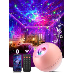 One Fire Galaxy Projector,15 Colors,Gifts for Girls&Women&Boys,White Noise