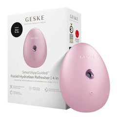 GESKE SmartAppGuided Facial Hydration Refresher 4 in 1 Water Atomizer Moisturizing Spray Machine Face Mister Humidifier for Natural Glow Reduce Redness & Dry Skin