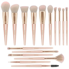 Daubigny 16-Piece Professional Makeup Brush Set | Premium Synthetic Collection for Foundation, Powder, and Eyeshadow