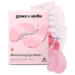 grace & stella Award Winning Under Eye Mask Reduce Dark Circles, Puffy Eyes, Undereye Bags, Wrinkles, Gel Under Eye Patches, Birthday Gifts for Women