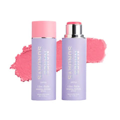Naked Sundays SPF 50 Mineral Glow Balm – Peptide-Infused Multi-Tasking Blush Stick for Cheeks, Lips & Eyes – 8g