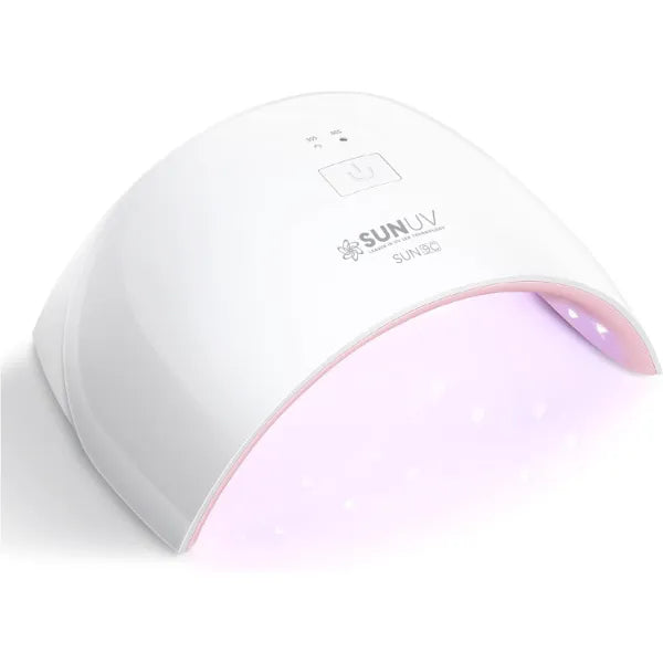 SUNUV SUN9C UV LED Nail Lamp for Gel Polish - Professional Nail Dryer with Sensor, 2 Timers & Digital Display - Fast Curing Manicure Tool