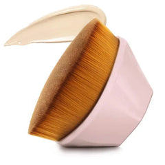 Daubigny Hexagon Flat Top Kabuki Foundation Brush with Protective Case | Professional Face Brush for Liquid and Powder
