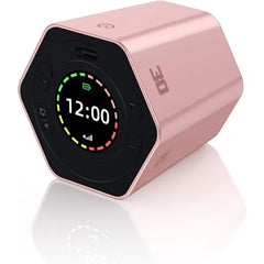 GENERIC Smart Flip Cube Timer, Six-Sided Rotating Productivity Timer with Preset & Custom Countdown for Office, Study, Gym & Classroom Use