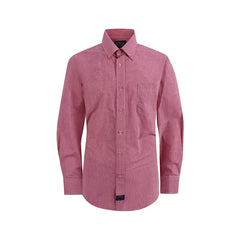 Eagle Stretch Collar Gingham Poplin Shirt