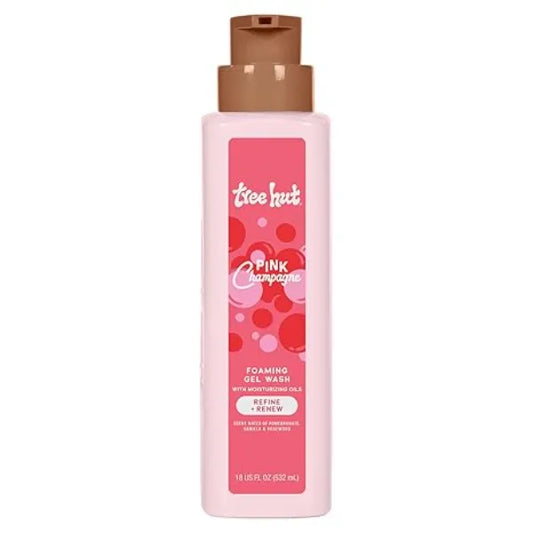 Tree Hut Foaming Gel Body Wash, Hydrating & Moisturizing Shower Gel for Soft, Glowing Skin, Fruity Scent