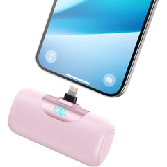 APHUWJ Mini Portable Charger for iPhone,Upgraded 22.5W PD Fast Charging 5500mAh Ultra-Compact Power Bank,LCD Display Plug-in Cute Battery Pack Travel Essentials for iPhone 14/14Pro/13/12/11/X/8/7/6