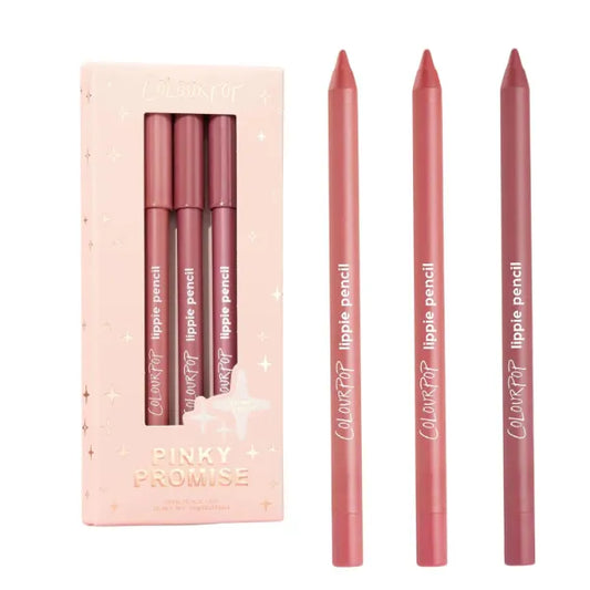 ColourPop All My BFFs Lippie Lip Pencil Kit - High-Pigment, Long-Lasting & Sharpenable Lip Liner with High-Impact Color - (3 Count)
