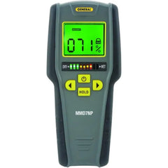 General Tools MMD4E Digital Moisture Meter, Water Leak Detector, Moisture Tester, Backlit LCD Display With Audible and Visual High Medium Low Moisture Content Alerts