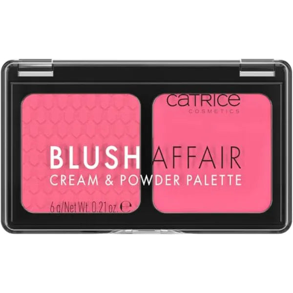 Catrice Blush Affair Cream & Powder Palette - Highly Pigmented Radiant Cream & Soft Matte Powder - Vegan & Cruelty Free