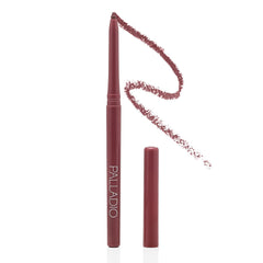 Palladio Retractable Waterproof Lip Liner High Pigmented and Creamy Color Slim Twist Up Smudge Proof Formula with Long Lasting All Day Wear No Sharpener Required