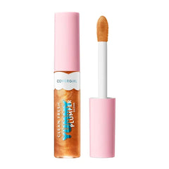 COVERGIRL Clean Fresh Yummy & Yummy Plumper Lip Gloss, Sheer, Natural Scents, Vegan Formula