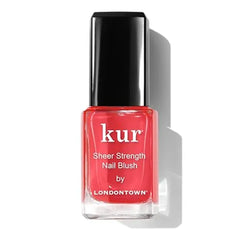 LONDONTOWN Sheer Strength Nail Blush 2 in 1 Tinted Nail Hardener Strengthening Treatment With Jelly Finish
