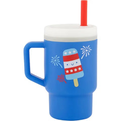 Infantino My 1st Tumbler 9 Oz Silicone Sippy Cup with Straw & Handle