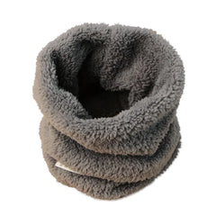 Povozer Kids Girls/Boys Winter Knitted Infinity Scarf Polar Fleece Neck Warmer