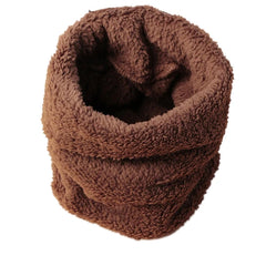 Povozer Kids Girls/Boys Winter Knitted Infinity Scarf Polar Fleece Neck Warmer
