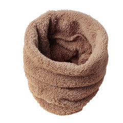 Povozer Kids Girls/Boys Winter Knitted Infinity Scarf Polar Fleece Neck Warmer
