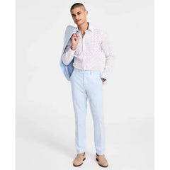 Bar III Men's Slim-Fit Linen Suit Pant