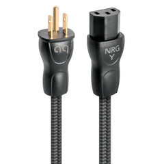 AudioQuest NRG-Y3 Power Cable, High-Performance 3-Pole Power Cord with Low-Noise Direction-Controlled Conductors for Audio Systems, Amplifiers & Home Theater Equipment