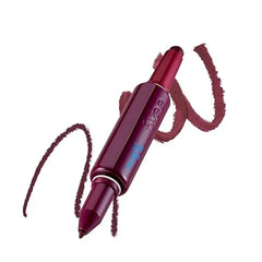 fwee Long Lasting Dual Coloring Stick Lip Liner, Pretty Savage All in one dual stick, Retractable Lip Liner Lipstick Combo, Satin Finish Smooth glide, Smudge proof