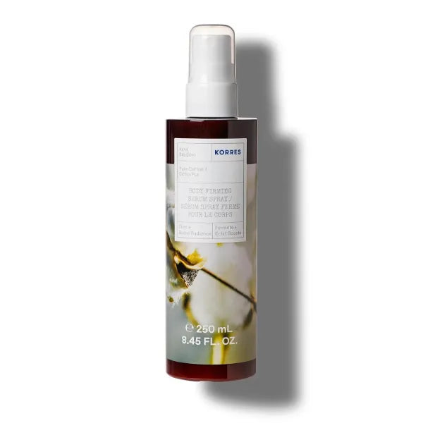 KORRES Pure Cotton Body Firming Serum Spray, Smoothing, 8.45 Fl Oz