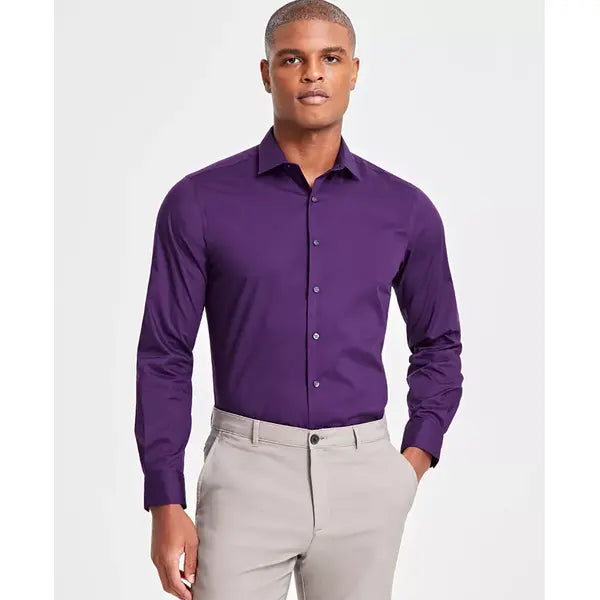 Alfani Men's Slim-Fit Solid Dress Shirt – DiscountStore