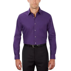Van Heusen Classic-Fit Men's Poplin Dress Shirt with Point Collar