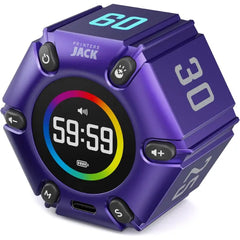 PRINTERS JACK Visual Pomodoro Cube Timer – Mute, Vibration & Adjustable Alert Focus Timer for Study, Work & Productivity