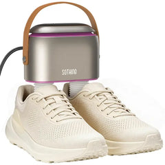 SOTHING Boot Dryer, Portable Shoe Dryer for Sneakers, Ozone Deodorizer, Retractable Hoses, 95W Rapid Drying, 3 Heat Levels, LED Touch Panel, 1–9H Timer, for Work Boots, Soccer Cleats, Gloves