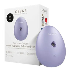 GESKE SmartAppGuided Facial Hydration Refresher 4 in 1 Water Atomizer Moisturizing Spray Machine Face Mister Humidifier for Natural Glow Reduce Redness & Dry Skin