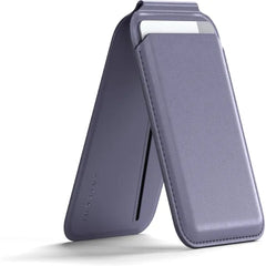 Satechi Magnetic Magsafe Wallet, Double Flap Stand Card Holder, 4 Slots with Front NFC Pass-Through, Adjustable Phone Attachment for iPhone 17/16/15/14/13/12, Travel Accessory